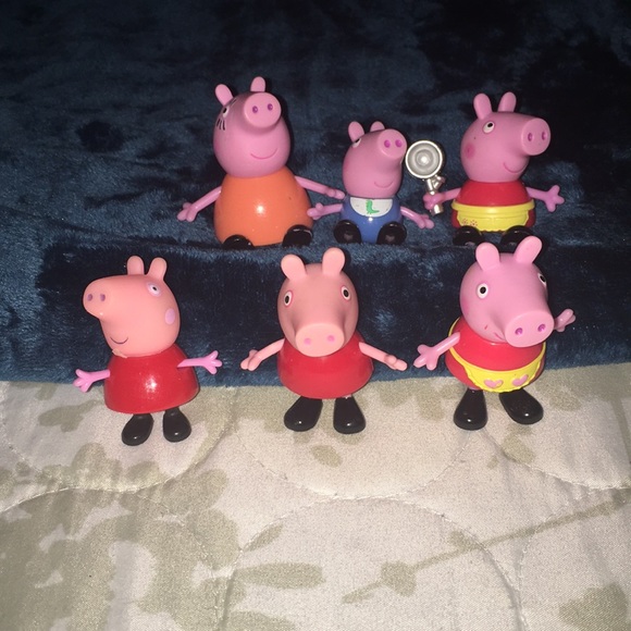 small peppa pig figures